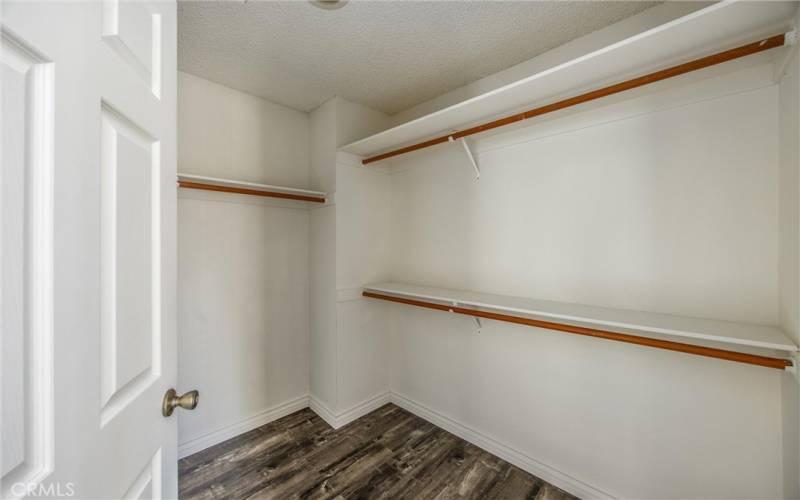 Walk-in closet on 2nd level