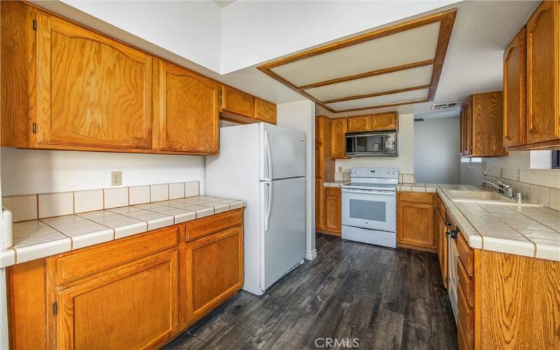 Plenty of cabinets & counter top space