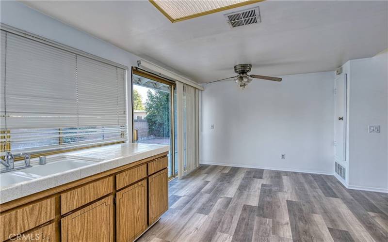 Kitchen facing Eat-In Dining Area