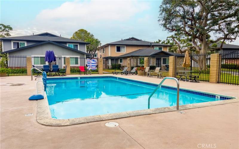 Sparkling gated

community pool with BBQ's. A short walk from your home.