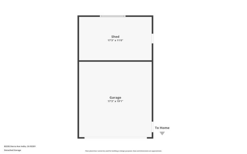 Floor Plan - Garage