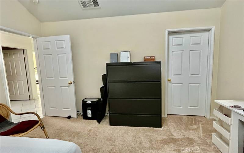 Bedroom #2 w/ walk in closet.