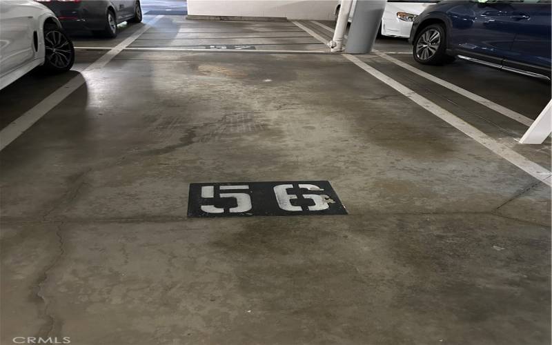 Reserved Parking space #56