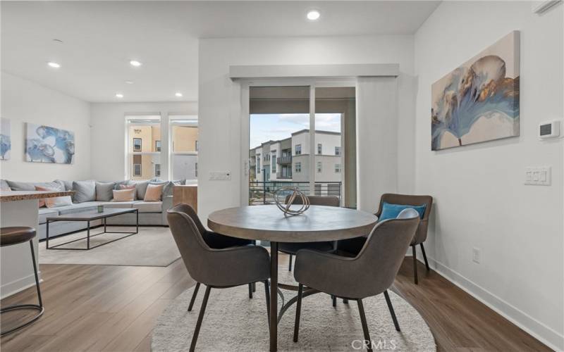 Dining Room, Balcony and Living Room