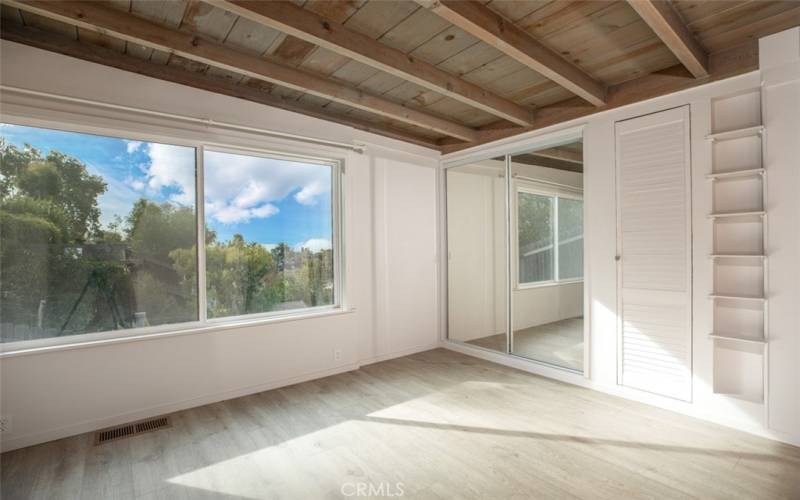 Back bedroom with big views