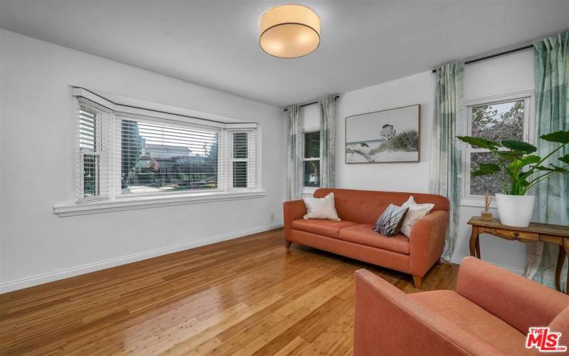 Bedroom off living room