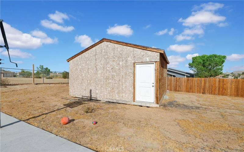 Stand alone backyard shed