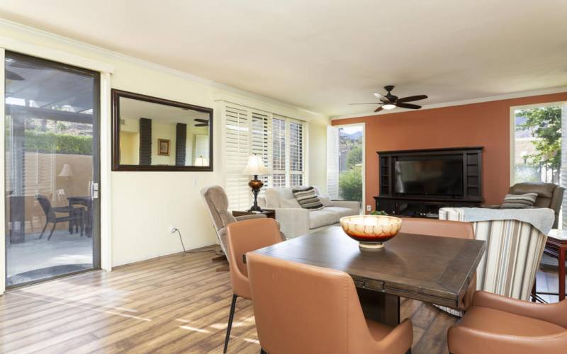 Dining Area and Courtyard