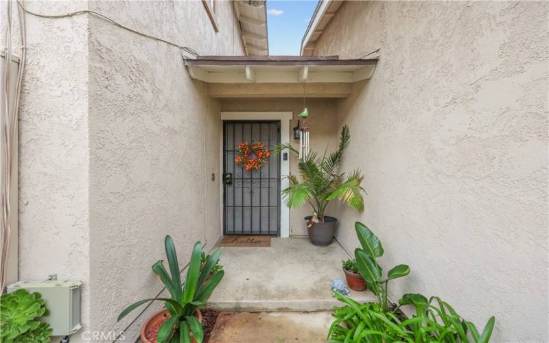 Front door entrance.