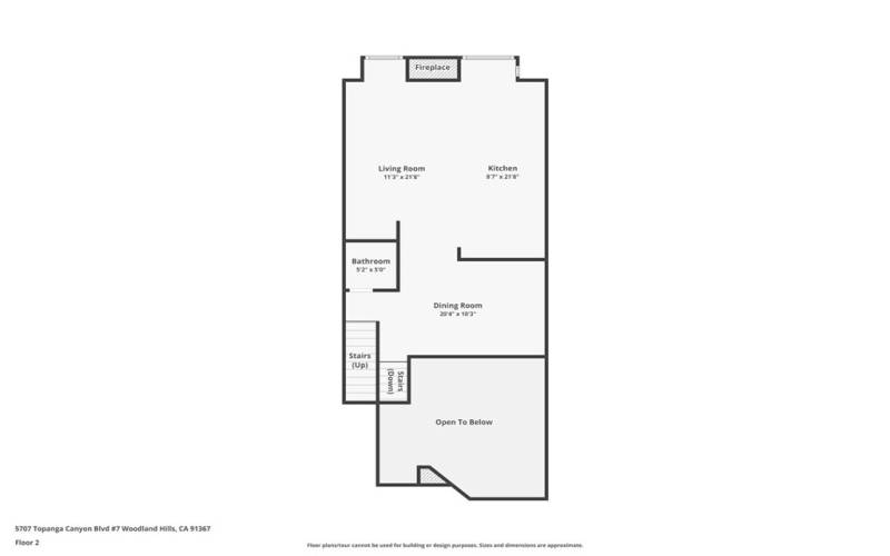 Second Level Floor Plan