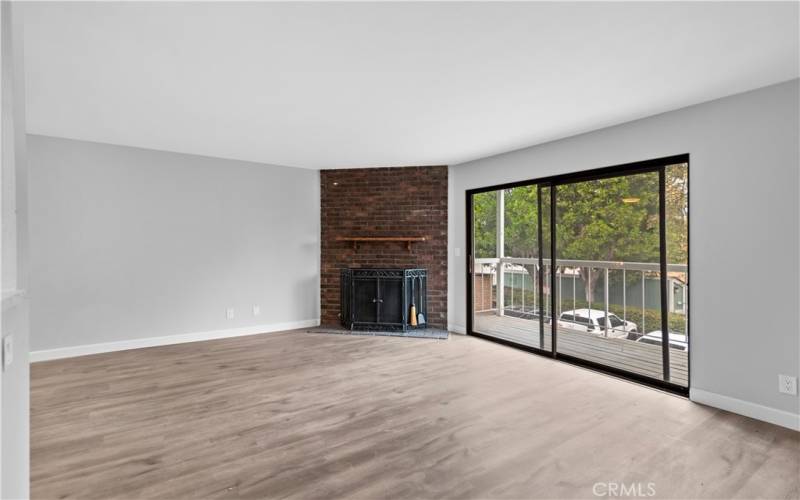 Living Room with Balcony