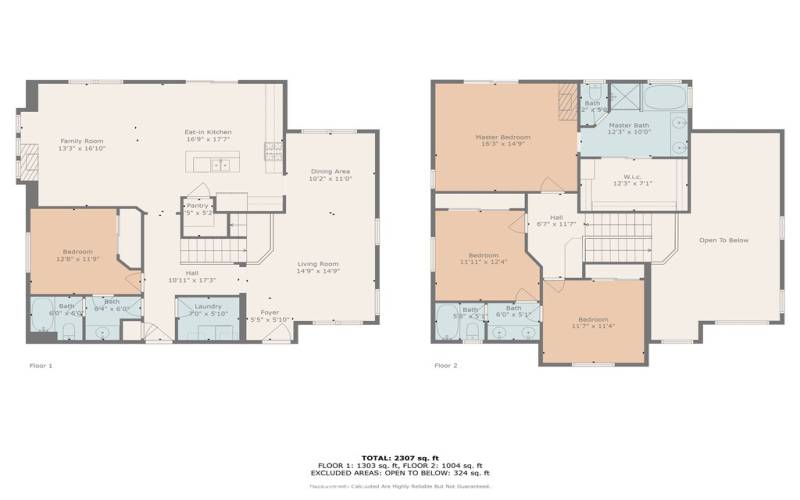 Floor plan of home.