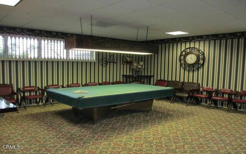 Billiard room