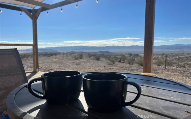 Come enjoy the Mojave Desert from your porch.