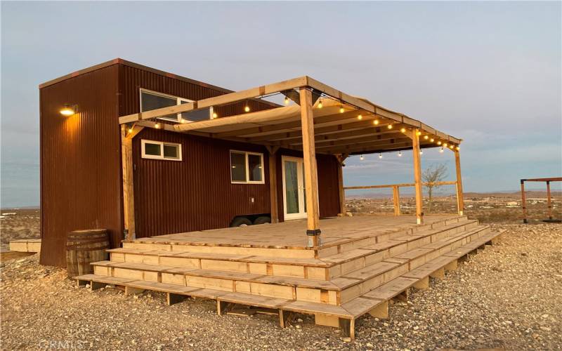 Joshua Tree Tiny Home ready for use.