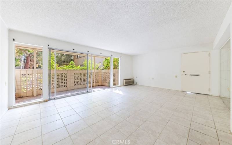 living room without carpet