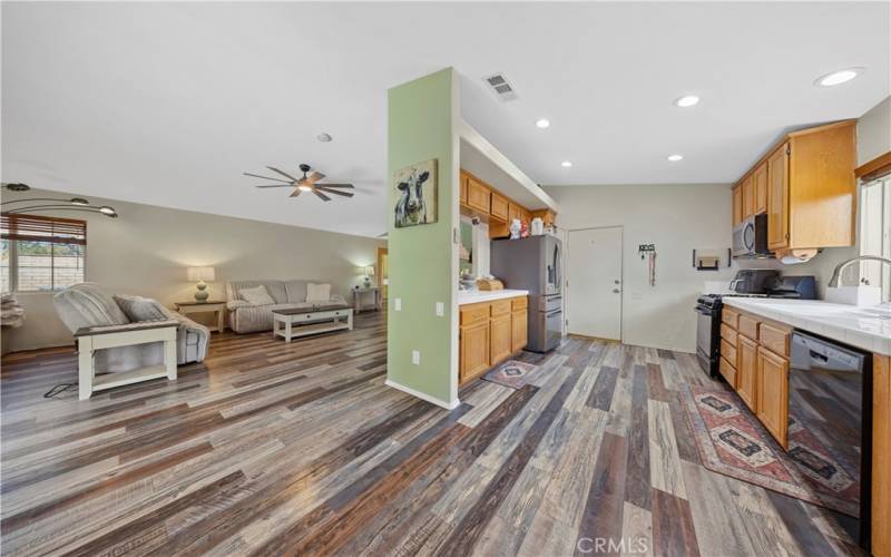 Living Room and Kitchen