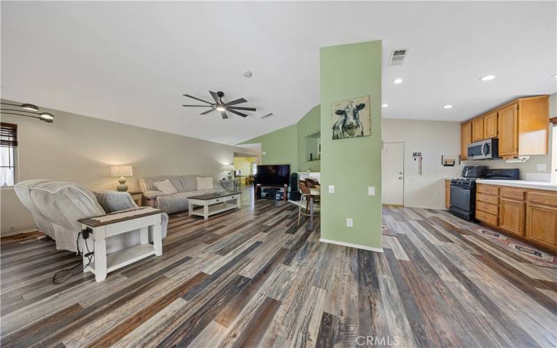 Living Room and Kitchen