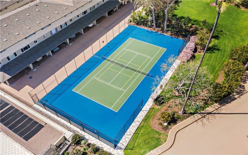 Tennis/pickle ball court