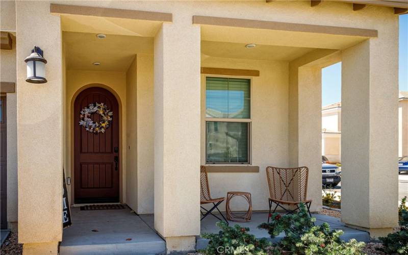 Entrance and Patio