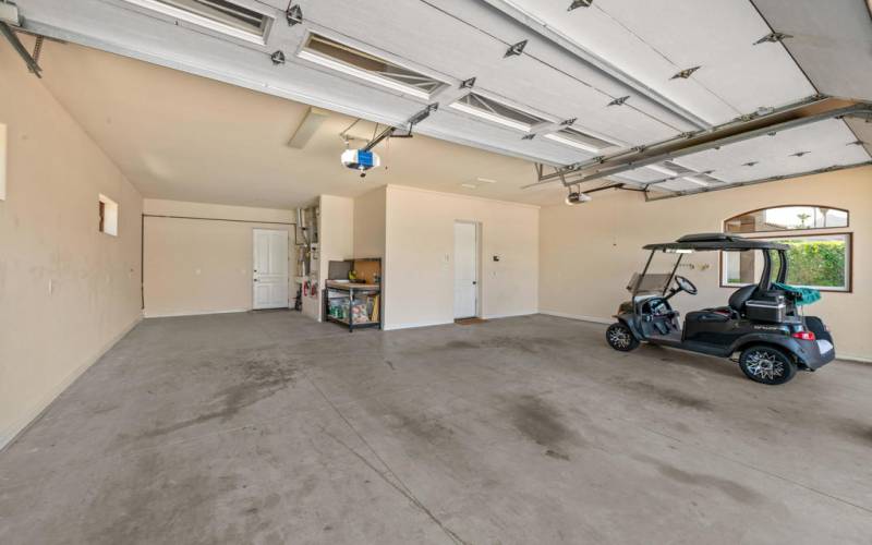 Garage Can Accommodate A Boat or RV