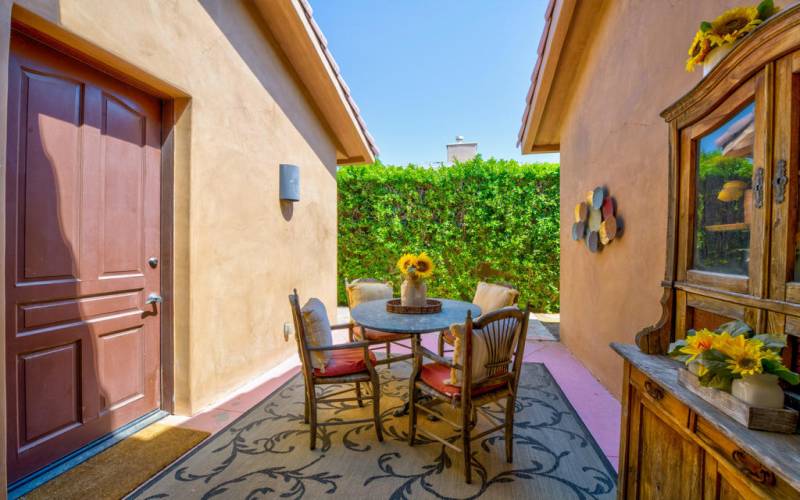 Enchanting Outdoor Space off of Kitchen