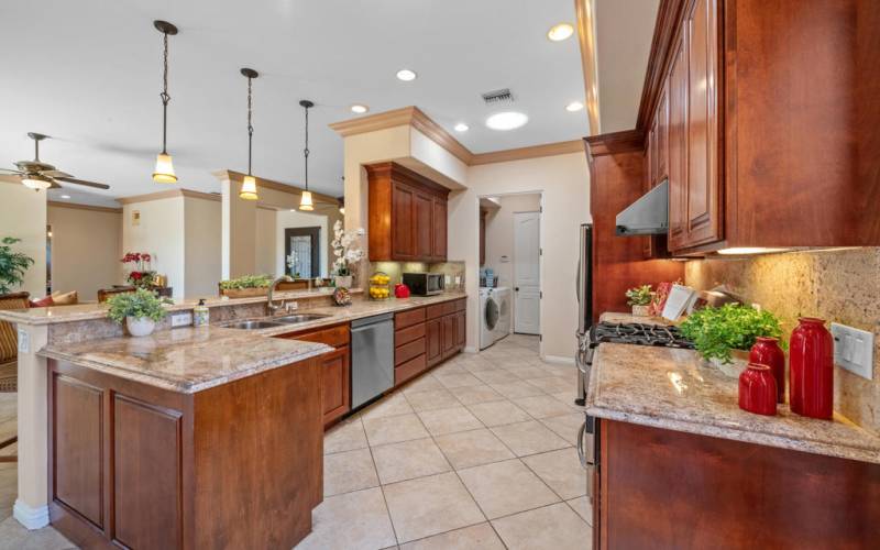 Gourmet Kitchen & Under Cabinet Lighting