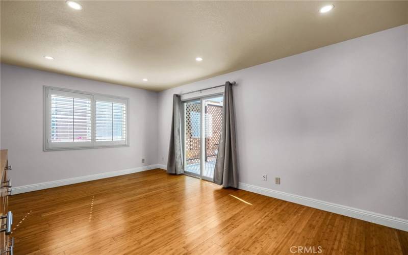 Lower level bedroom.