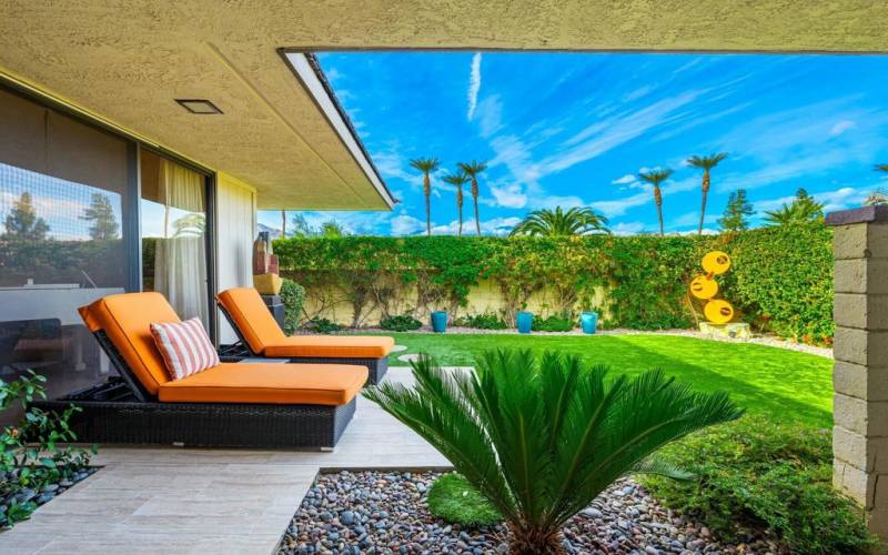 Courtyard Patio off Living Room