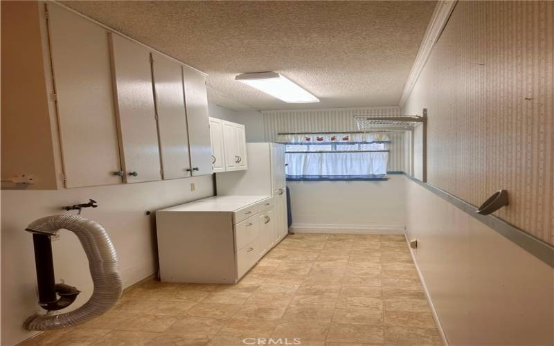 Laundry Room with Storage Cabinets