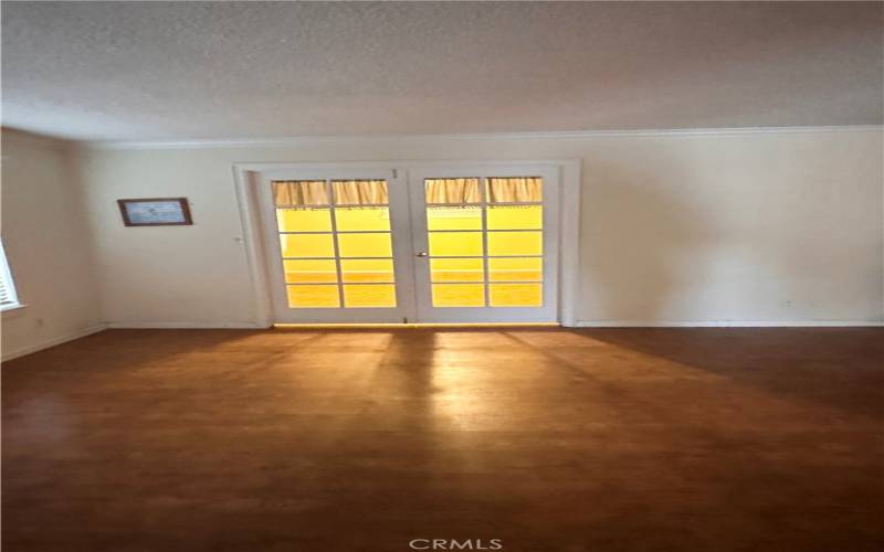 Living room looking into Bonus room