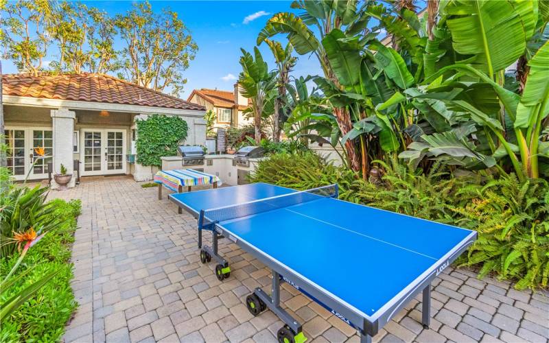 Ping Pong Table, barbeque area, and beautiful community room are all available for the owners.