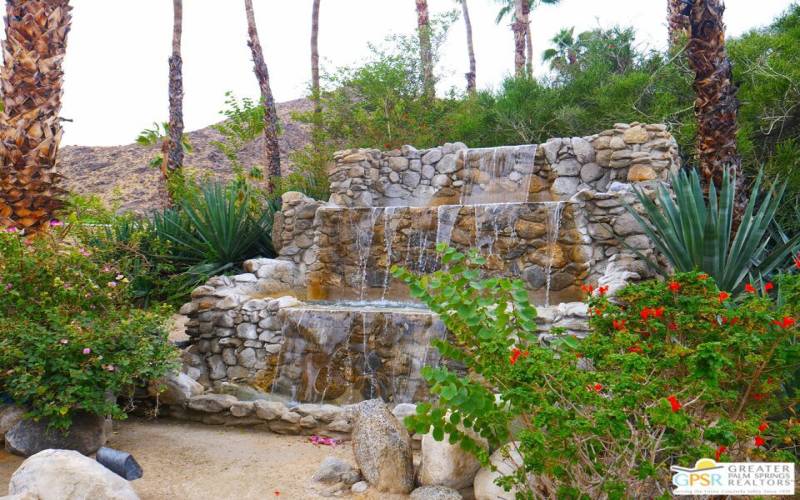 Fountain at entrance