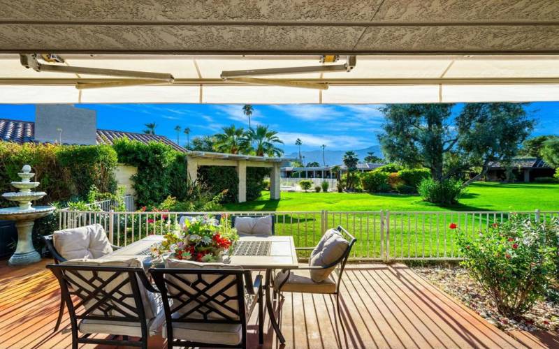 Patio off Dining Area