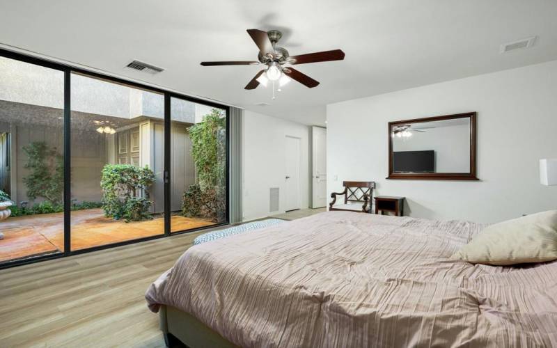 Guest Room 1 Looking into Courtyard