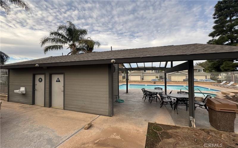 Pool Area / Restrooms