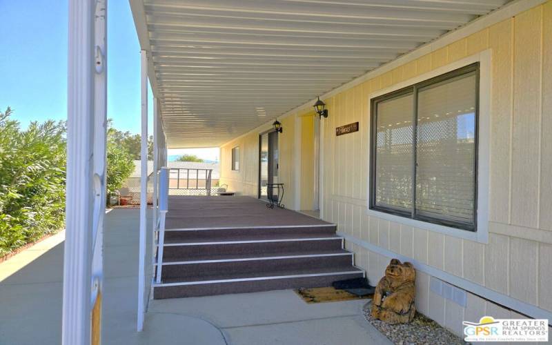 Beautiful Covered Porch Area