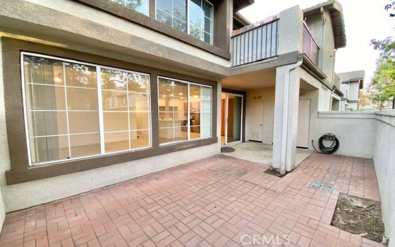 Large oversized patio off of the dining area.