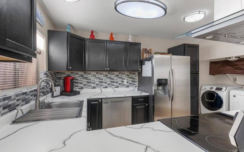 Laundry room in kitchen