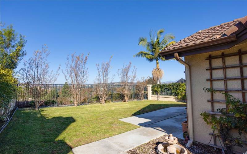 Back yard with great views!