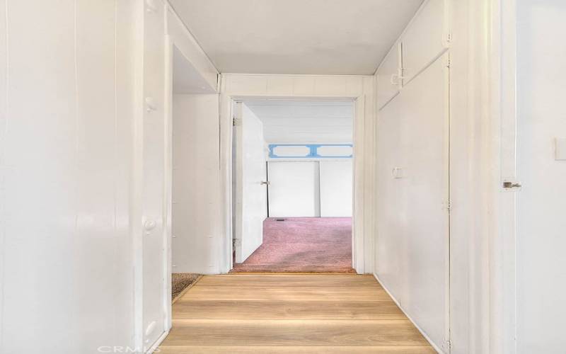 Hallway to Bedrooms and Bathroom