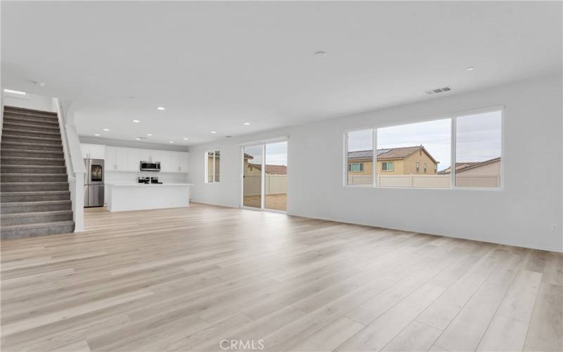 Family Room & Kitchen