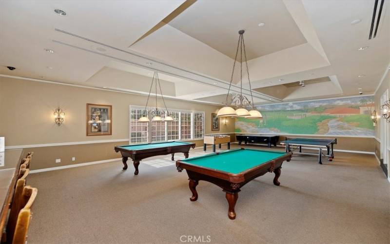 Billiards room