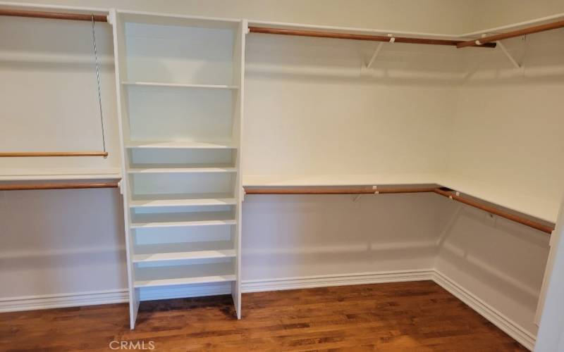 Primary walk-in closet