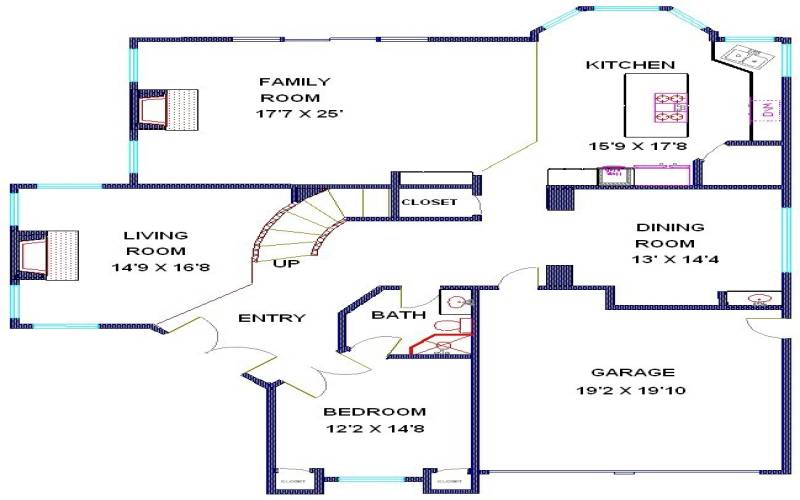 1st Floor Floorplan