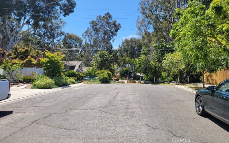 Street view from the property