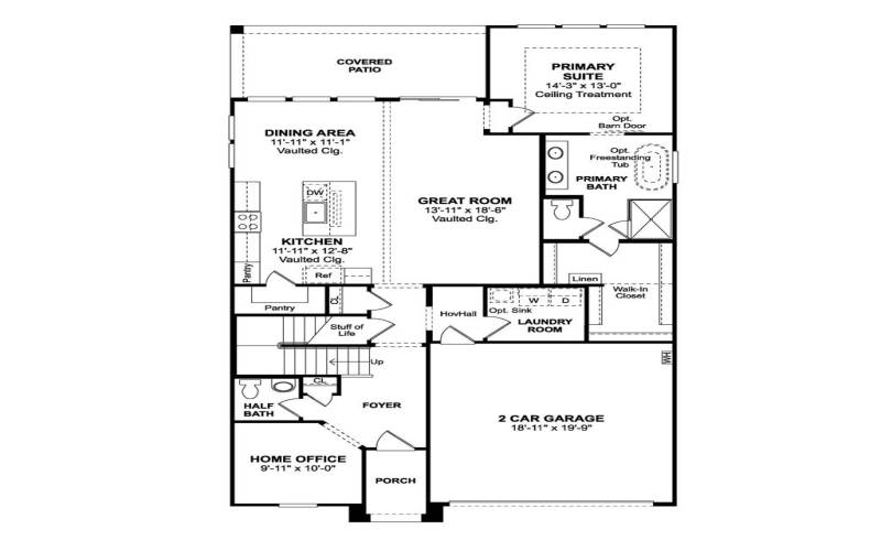 Evora First Floor Floorplan