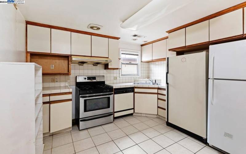 Kitchen with ample storage