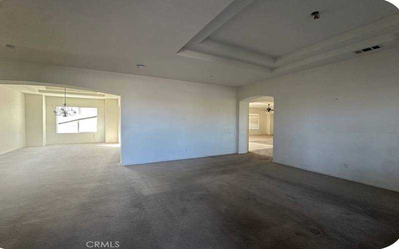 Bright formal dining room