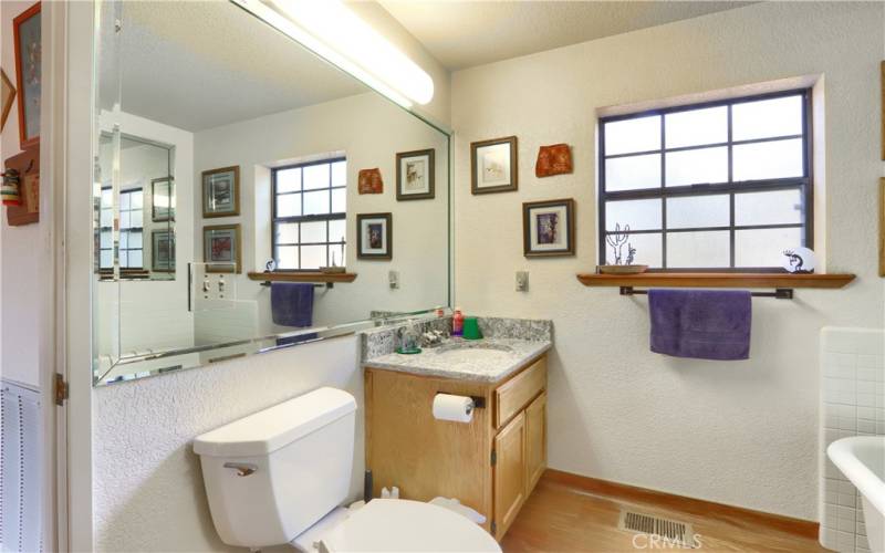 Main level guest bathroom.